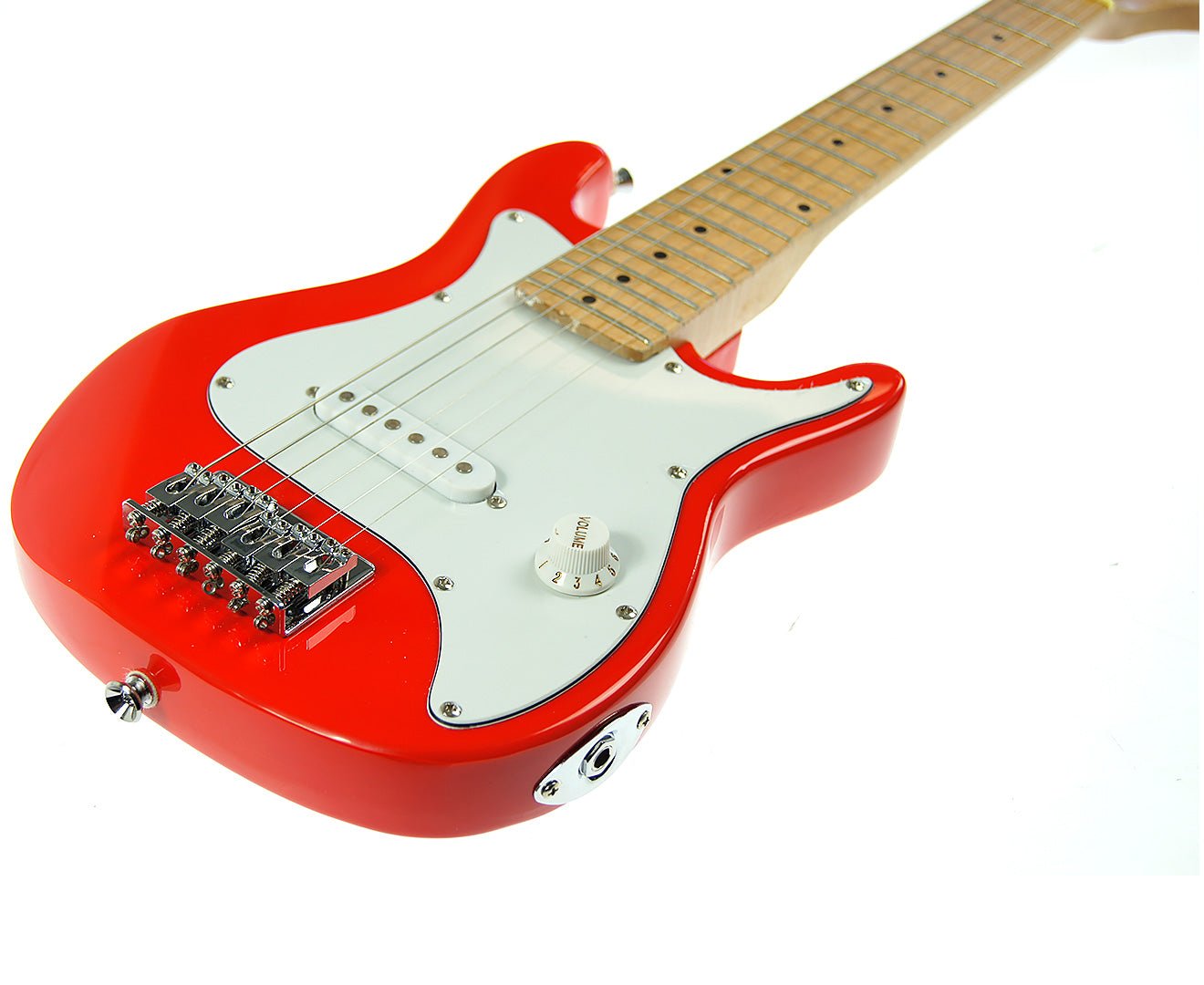 Kids Guitar | Karrera Electric Beginner Guitar for Children | Red -> Musical Instrument & Accessories > Guitars - Fosmore