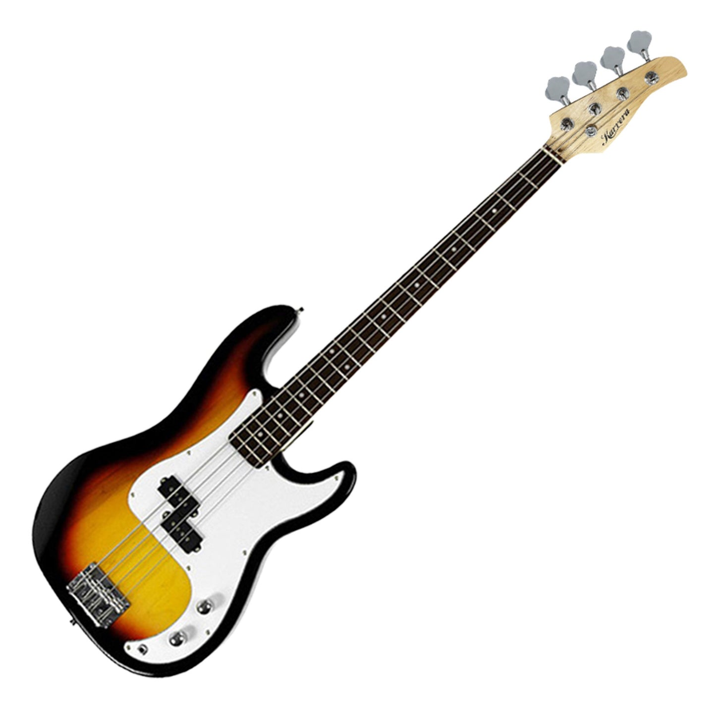 Electric Bass Guitar | Karrera 39 Inch | 4 Strings Only | Sunburst - Audio & Video > Musical Instrument & Accessories > Guitars - Fosmore