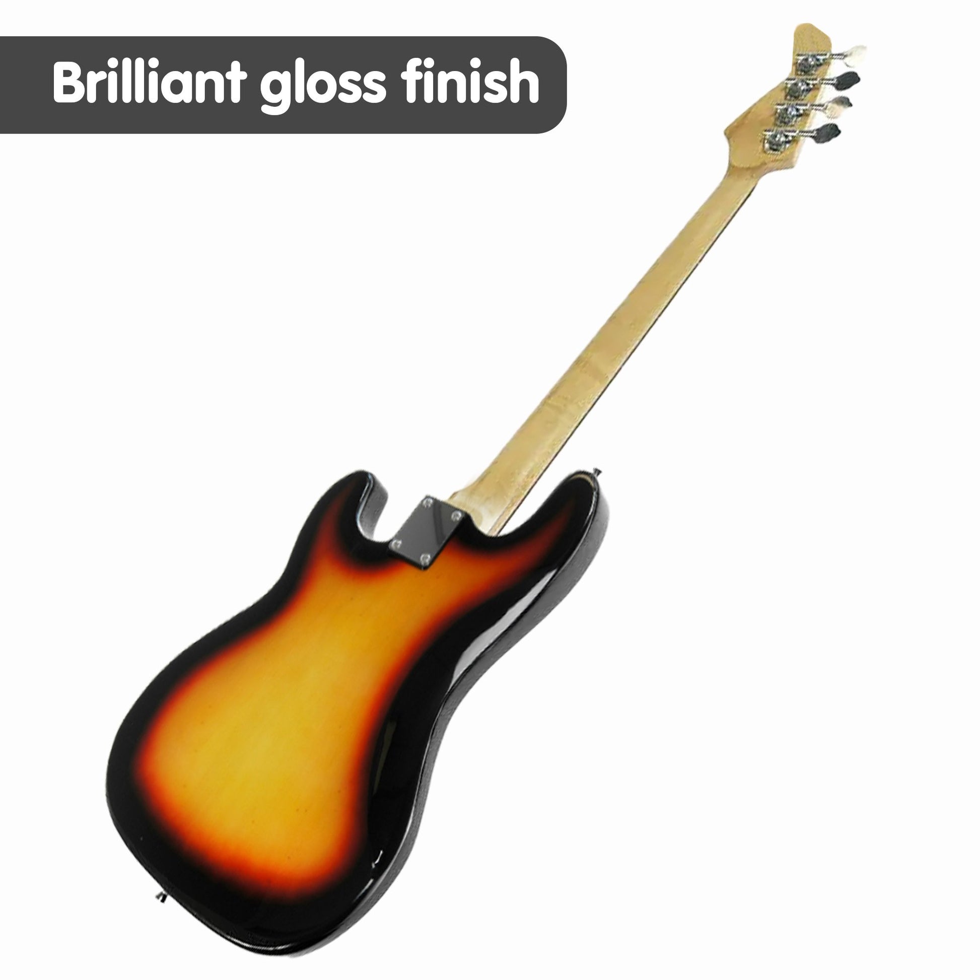 Electric Bass Guitar | Karrera 39 Inch | 4 Strings Only | Sunburst - Audio & Video > Musical Instrument & Accessories > Guitars - Fosmore