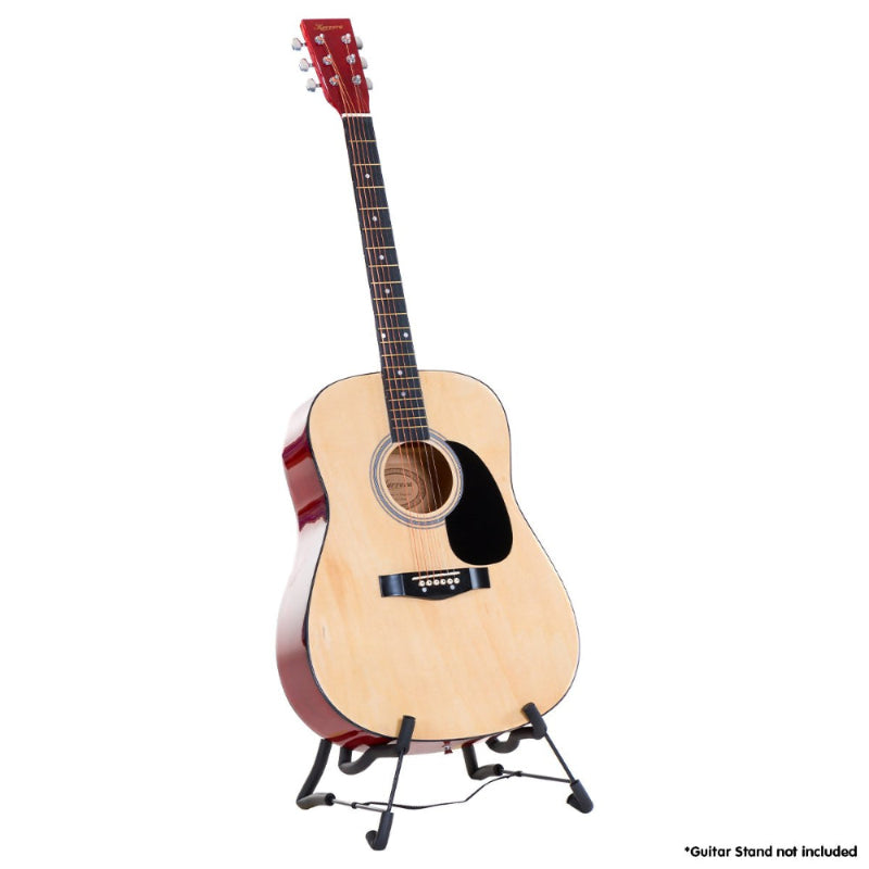 Karrera 41in Acoustic Wooden Guitar with Bag | Natural