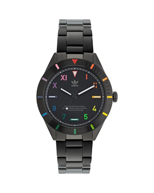 Adidas Unisex Black Stainless Steel Watch | Black - Fashion > Women's Fashion > Women's Watches - Fosmore