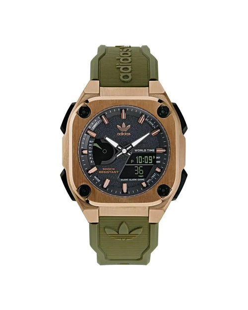 Adidas Men's Black Silicone Watch - One Size